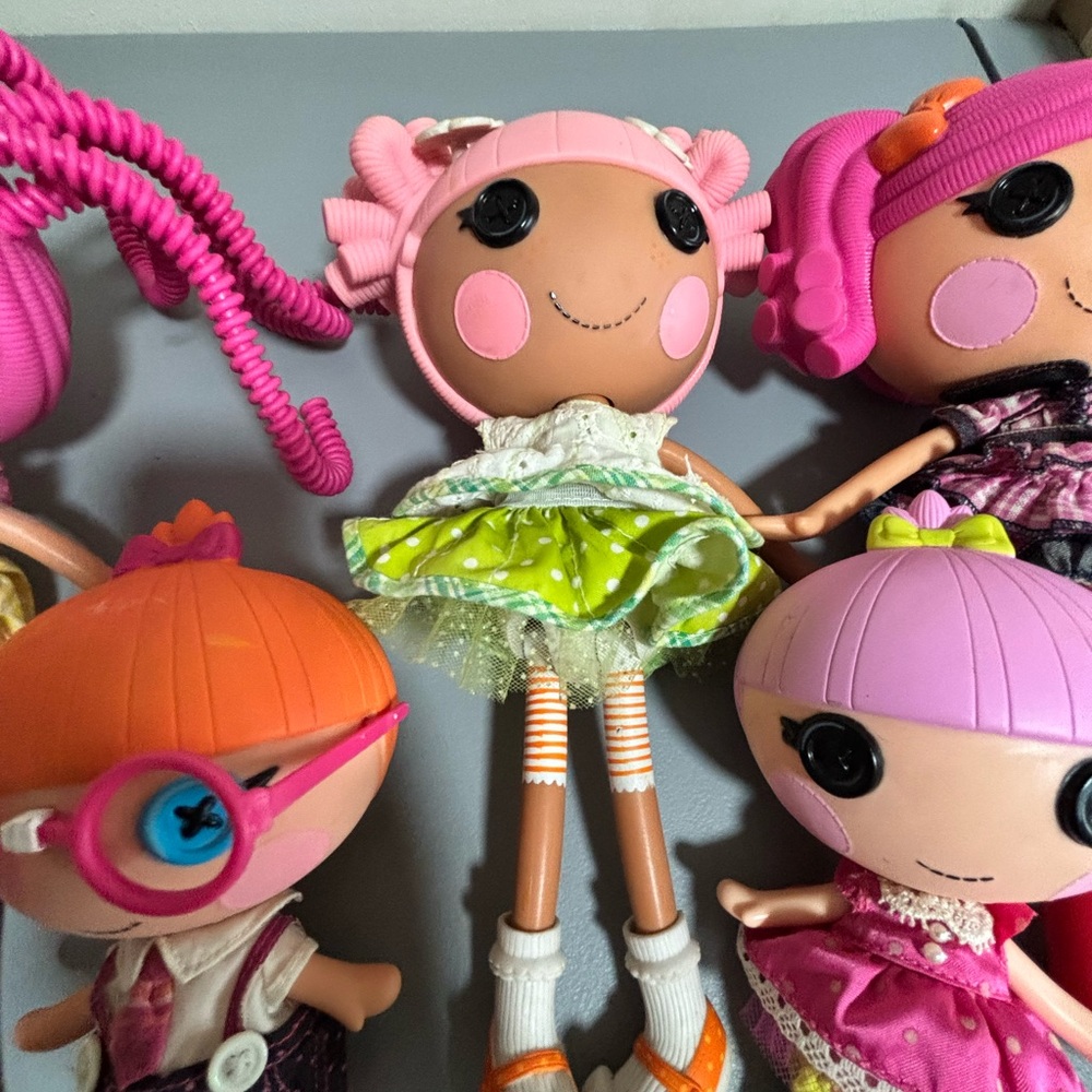 Lalaloopsy Doll Set — Pink, Orange, Yellow & Green - Picture 4 of 6